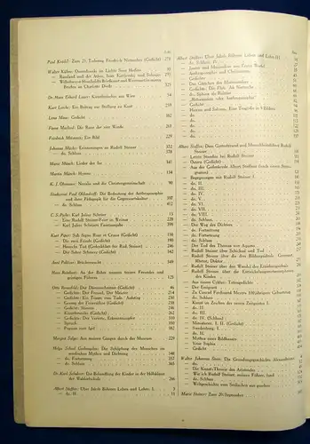 Das Goetheanum Wochenschrift für Anthroposophie u. Dreigliederung 4.Jg. 1925 js