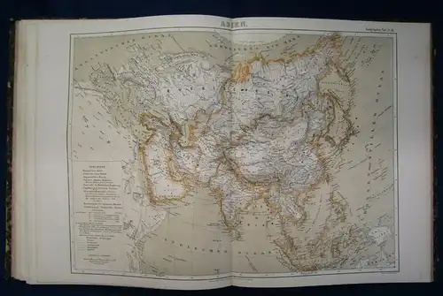 Geografie Bilder- Atlas Bd 8 Ergänzungswerk zu jedem Conversations-Lexikon js