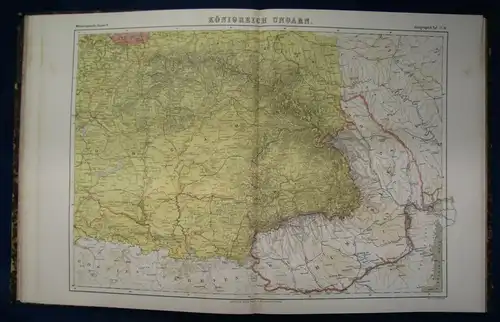 Geografie Bilder- Atlas Bd 8 Ergänzungswerk zu jedem Conversations-Lexikon js