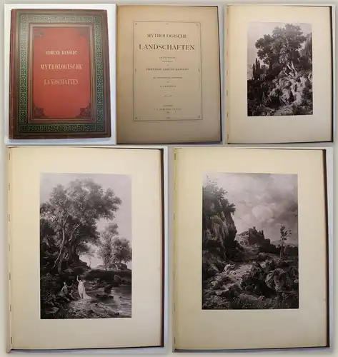 Mythologische Landschaften. Lichtdrucke nach Gemälden v. Kanoldt 1887 xz