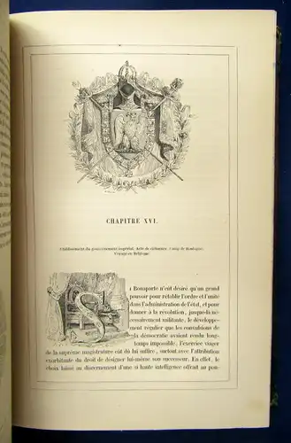 Histoire De L`empereur Napoleon par P.-M. Laurent De L'ardeche 1859 illustr. js