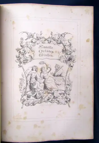 Uhlands Gedichte 1867 mit Holzschnitten Weltliteratur Klassiker Dichter js