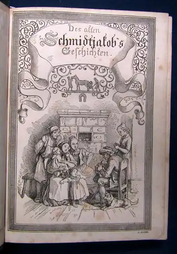 Horn Des alten Schmiedjakob's Geschichten 1852 Belletristik Literatur sf