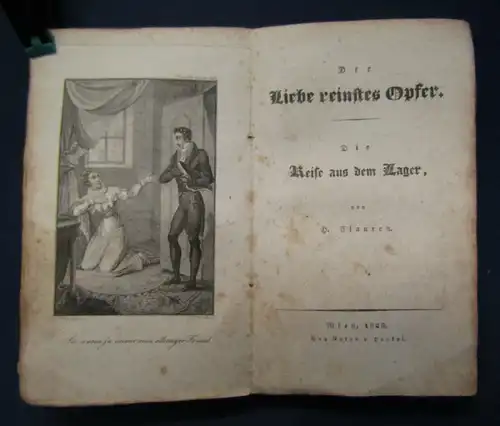 Clauren Ausgewählte Unterhaltungen 18. Band "Die Reise aus dem Lager" 1825 sf