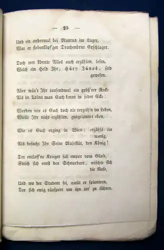 Dichtungen von johann Garay Aus dem Ungarischen übersetzt sehr selten 1856 js