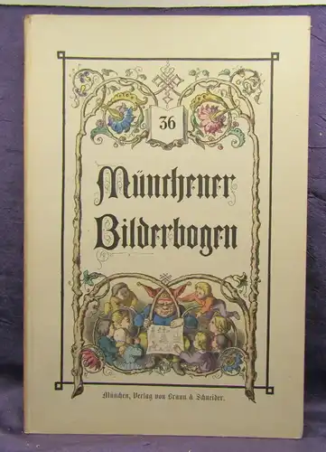 Münchener Bilderbogen 36. Band Nr. 841-864 um 1900 Geschichte Belletristik sf