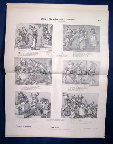 Münchener Bilderbogen 47. Band Nr. 1105-1128 um 1900 Geschichte Belletristik sf
