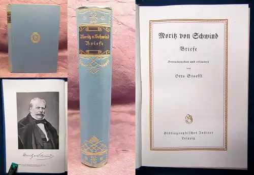 Stoeffl Moritz von Schwind Briefe o.J. Klassiker Geschichte Belltristik Lyrik js