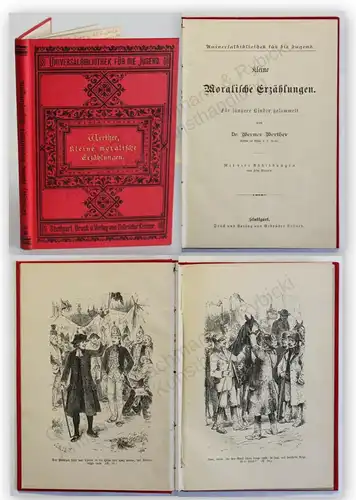 Werther Kleine moralische Erzählungen um 1900 Kinder Geschichten Jugend xy