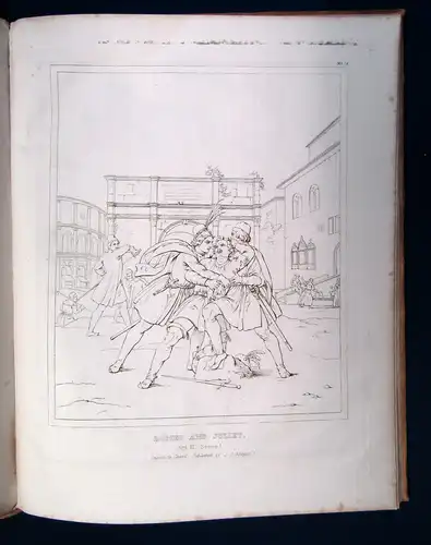 Skizzen zu Shakespears Dramatischen Werken 4. Lief. "Romeo & Julia" um 1840 sf