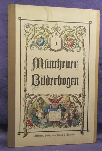 Münchener Bilderbogen 11 Band Nr. 241 - 264 um 1890 Geschichte Belletristik js