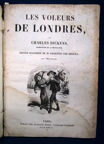 Dickens Les Voleurs de Londres (Diebe von London) o. J. Belletristik sf