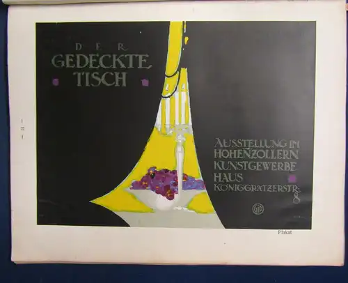 Schönbrunn Julius) Gipken Monographien Deutscher Reklamekünstler 6.Heft 1912 js