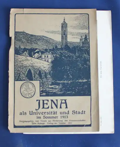 Jena als Universität und Stadt im Sommer 1913 Ortskunde Landeskunde Thüringen js