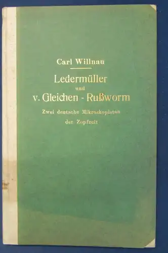 Wilnau Ledermüller und v. Gleichen-Rußworm 2 deutsche Mikroskopisten 1926 js
