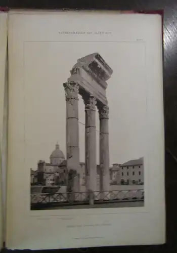 Strack Baudenkmaeler des alten Rom 1890 Nach photogr. Or. Aufnahmen Lichtdr. js