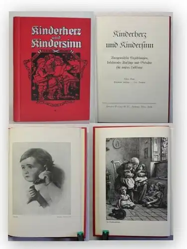 Kinderherz und Kindersinn um 1920 Erzählungen Gedichte junge Leser Literatur xy