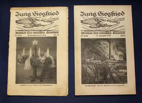 Jung Siegfried 11 Hefte 1926-1930  Magazin Jugendliteratur Jugend Deutschland js