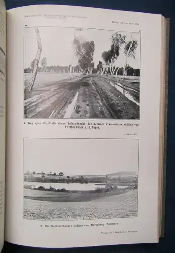 Wahnschaffe Die Oberflächengestaltung des norddeutschen Flachlandes 1909  js