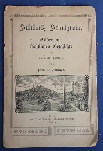 Poeschel Schloß Stolpen Bilder zur Sächsischen Geschichte Geographie Geologie js