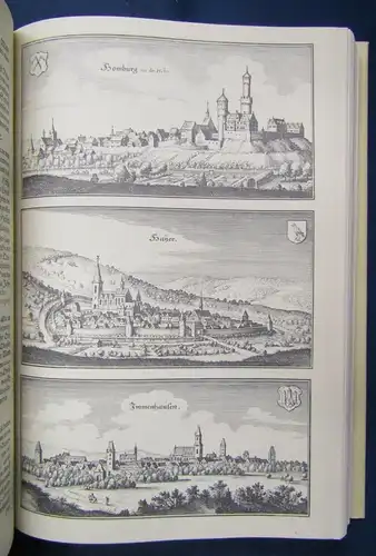 Niemeyer Merian Topographia Germaniae 1966 Faksimile Hessen 1655 Ortskunde js