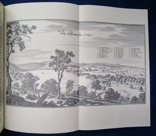 Niemeyer Merian Topographia Germaniae 1966 Faksimile Hessen 1655 Ortskunde js