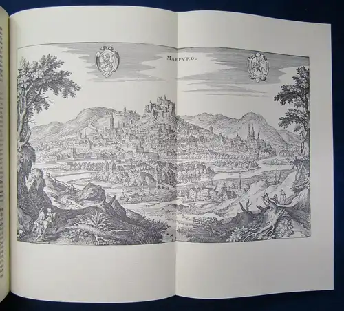 Niemeyer Merian Topographia Germaniae 1966 Faksimile Hessen 1655 Ortskunde js