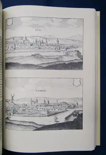 Niemeyer Merian Topographia Germaniae 1966 Faksimile Hessen 1655 Ortskunde js