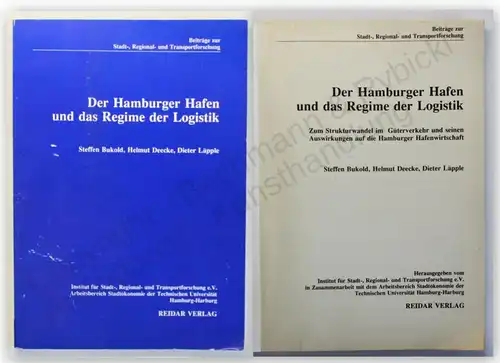 Bukold/Deecke/Läpple Der Hamburger Hafen und das Regime der Logistik 1991 xy