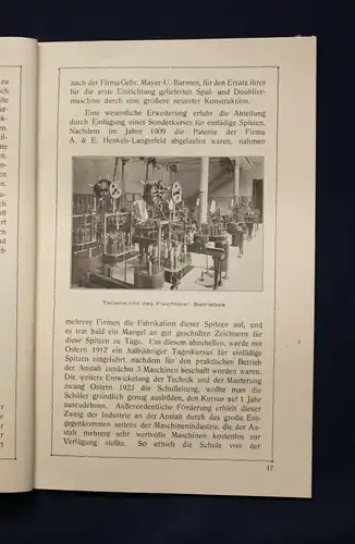 Festschrift zur Feier des 25-Jährigen Bestehens Fachschule f.Textil Industrie js