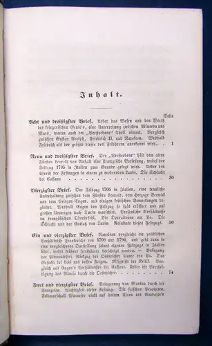 Militärische Briefe eines Verstorbenen an seine noch lebenden Freunde 1844 js