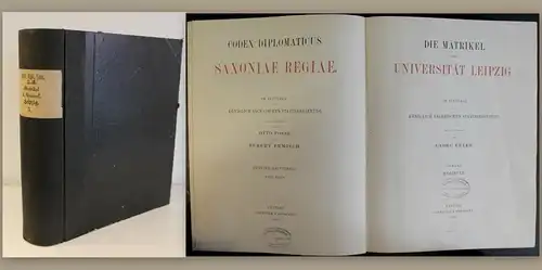 Erler Codex Diplomaticus Die Matrikel der Universität Leipzig 1902 Register xz