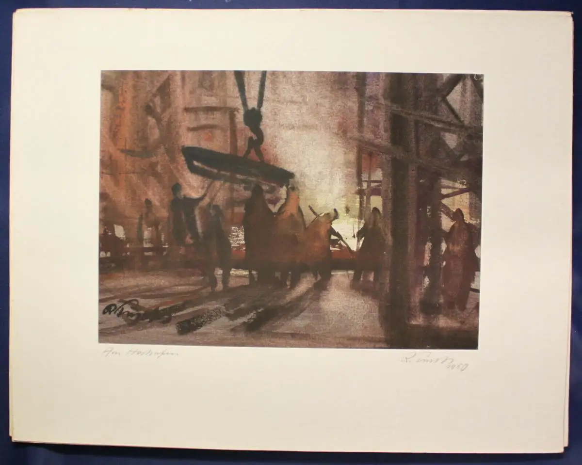 Richard Pusch - Aquarell auf Papier. Titel 