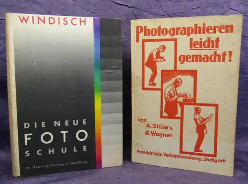 Wagner Die neue Foto-Schule 1938, Photographieren leicht gemacht 1922  js