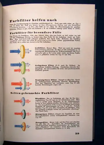 Wagner Die neue Foto-Schule 1938, Photographieren leicht gemacht 1922  js