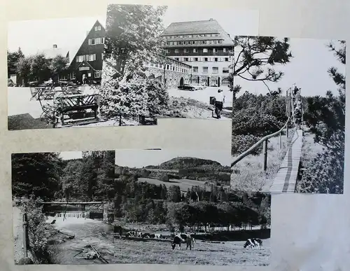11 Fotografien Osterzgebirge Sachsen in Mappe um 1980 Geisingberg Altenberg xz