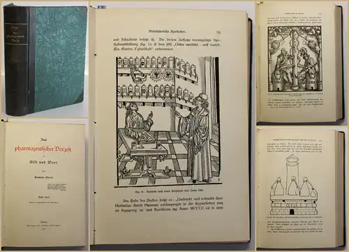 Peters Aus pharmazeutischer Vorzeit in Bild und Wort 1910 Medizin Wissen sf