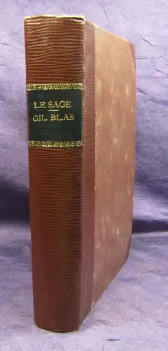 Fink Geschichte des Gil Blas von Santillana 1839 Abenteuer Belletristik Roman sf