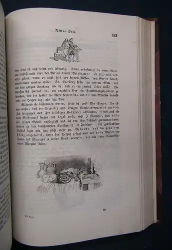 Fink Geschichte des Gil Blas von Santillana 1839 Abenteuer Belletristik Roman sf