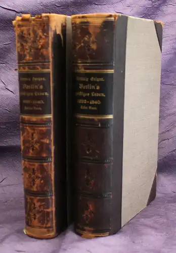 Berlin 1688-1840 Geschichte des geistigen Lebens der preußischen Hauptstadt js