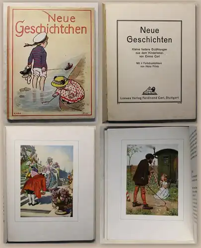 Carl & Printz Neue Geschichten um 1920 heitere Erzählungen Kinderbuch Bilder xz
