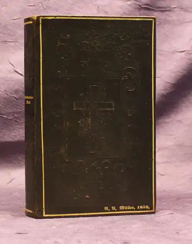 Biller Beicht- und Communion- Buch 1859 Religion Christus Bibel Philosophie  js