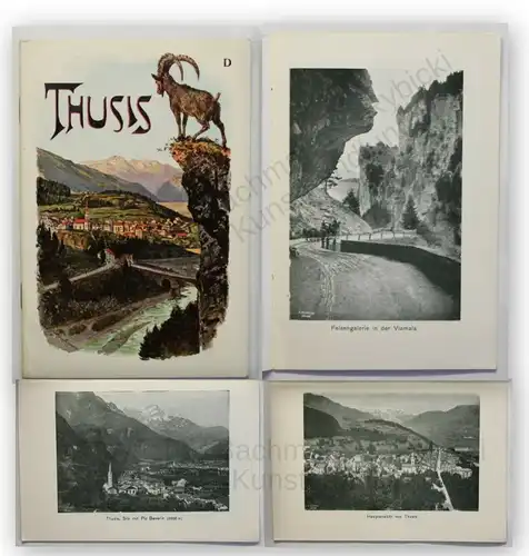 Prospekt Thusis 1910 Kanada Ortskunde Geographie Landeskunde Geografie Reise xy