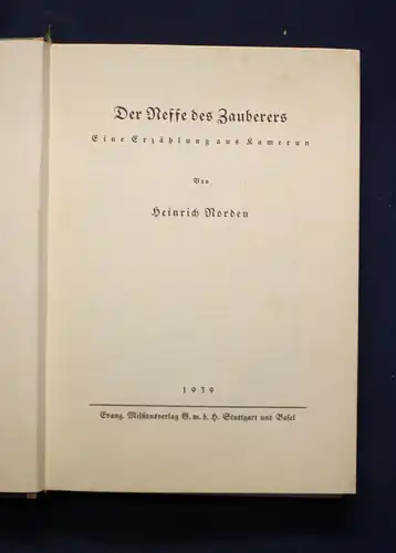 Norden Der Neffe des Zauberers 1939 Geschichten Erzählungen Fantasie Kinder js