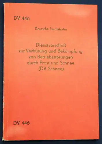 Dienstvorschriften zur Verhütung Betriebsstörungen Deutschen Reichsbahn 1978 sf