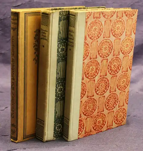 3 Bde Novellen von Schnitzler/ Stevenson & Vigny um 1925 Belletristik sf