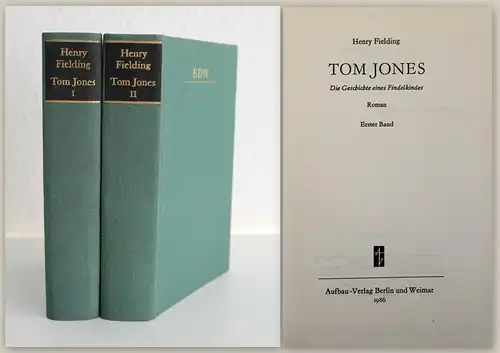 Fielding Tom Jones Die Geschichte eines Findelkindes 1986 Roman Literatur xz