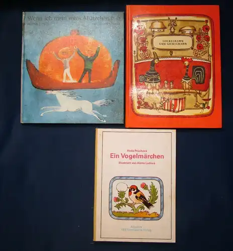 Kirsch Konvolut 3 Kinderbücher/ Bilderbücher um 1980 Märchen Geschichten  js