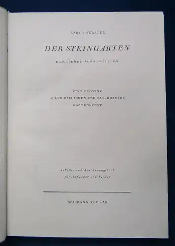 Richter 2 Blumenbücher Der Steingarten, Blüten aus Tropenfernen 1954 js