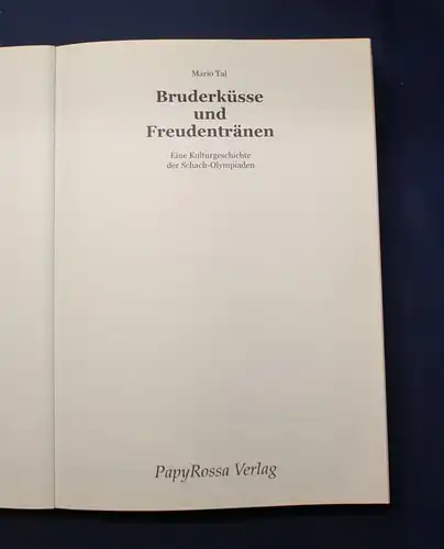 Tal Bruderküsse und Freudentränen 2008 Denksport Turnier Schach Kultur js